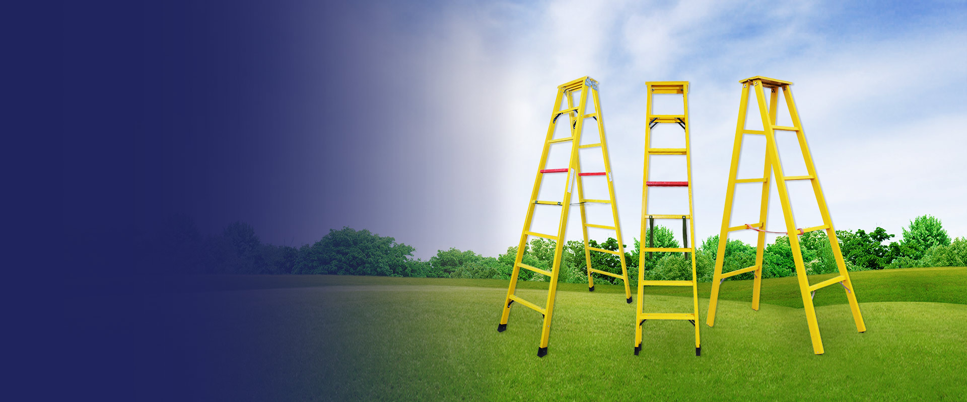 Insulation ladder material after high temperature pultrusion molding, the performance indicators are stable.The insulation performance, overall stability and aesthetics are much higher than that of ordinary insulated ladder.