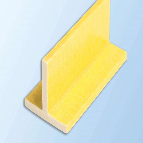 Fiberglass T-shaped strip
