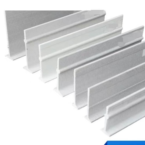 Fiberglass T-shaped strip
